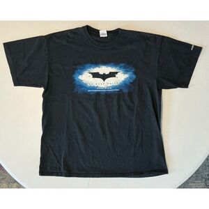 VTG Y2K The Dark Knight Video Slots Batman Promo Rare T Shirt XL Black